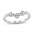 Diamond Enhancer Ring 1/5 ct tw 14K White Gold