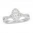 Neil Lane Diamond Engagement Ring 7/8 ct tw 14K White Gold