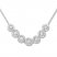 Diamond Choker Necklace 1/4 ct tw Round-cut 10K White Gold