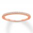 Diamond Anniversary Band 1/10 ct tw Round-cut 10K Rose Gold