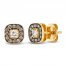 Le Vian Diamond Earrings 1/4 ct tw Diamonds 14K Honey Gold