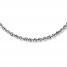 Rope Necklace 14K White Gold 18" Length