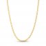 Children's Curb Chain Necklace 14K Yellow Gold 13"