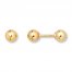 Children's Ball Earrings 14K Yellow Gold