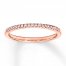 Previously Owned Diamond Wedding Band 1/10 ct tw Round-cut 14K Rose Gold