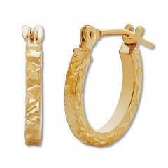 Child's Hoop Earrings 14K Yellow Gold