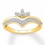 "Forever Together" Diamond Ring 1/5 ct tw Round 10K Yellow Gold
