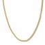 22" Men's Franco Chain Necklace 14K Yellow Gold Appx. 2.5mm