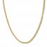 22" Men's Franco Chain Necklace 14K Yellow Gold Appx. 2.5mm
