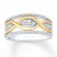 Diamond Ring 1/3 ct tw Round-cut 10K Two-Tone Gold
