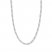20" Figaro Chain Necklace 14K White Gold Appx. 3.9mm