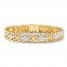 Men's Bracelet 3/4 ct tw Diamonds 10K Yellow Gold