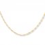 Singapore Necklace 10K Yellow Gold 24" Length