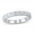 Lab-Created Diamonds by KAY Anniversary Ring 1 ct tw Round-cut 14K White Gold