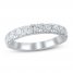 Lab-Created Diamonds by KAY Anniversary Ring 1 ct tw Round-cut 14K White Gold