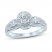 Diamond Engagement Ring 1 ct tw Oval/Round 14K White Gold