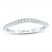 First Light Diamond Wedding Band 1/6 ct tw Round-cut 14K White Gold