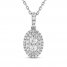 Forever Connected Diamond Necklace 1/4 ct tw Round-Cut 10K White Gold 18"