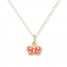 Children's Necklace 14K Yellow Gold Butterfly