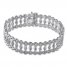 Cleopatra Chain Bracelet Sterling Silver 7.5"