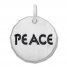 Peace Charm Sterling Silver