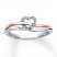Diamond Promise Ring 1/20 ct tw Round-cut 10K Two-Tone Gold