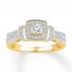 Engagement Ring 5/8 ct tw Diamonds 10K Yellow Gold