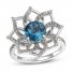 Le Vian Creme Brulee Topaz Ring 1/2 ct tw Diamonds 14K Vanilla Gold