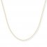 Box Chain Necklace 14K Yellow Gold 20" Length