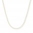 Cable Chain Necklace 14K Yellow Gold 18" Length