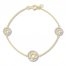 Star of David Bracelet 1/4 ct tw Diamonds 10K Yellow Gold