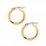 Hoop Earrings 14K Yellow Gold 20mm