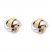 Love Knot Earrings 14K Two-Tone Gold