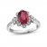 Le Vian Couture Ruby Ring 1/2 ct tw Diamonds 18K Vanilla Gold