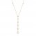 Le Vian Pearl Lariat Necklace 1/10 ct tw Diamonds 14K Honey Gold