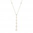 Le Vian Pearl Lariat Necklace 1/10 ct tw Diamonds 14K Honey Gold