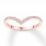 Diamond Wedding Band 1/8 ct tw Round-cut 14K Rose Gold