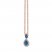 Le Vian Blueberry Sapphire Necklace 1/15 cttw Diamonds 14K Gold