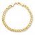 Braided Rope Bracelet 10K Yellow Gold 7.25" Length
