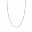 24" Figaro Chain Necklace 14K Yellow Gold Appx. 2.36mm