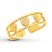 Heart Toe Ring 14K Yellow Gold