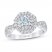 First Light Diamond Engagement Ring 7/8 ct tw Round-cut 14K White Gold