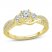 3-Stone Diamond Engagement Ring 3/4 ct tw Round-Cut 10K Yellow Gold