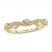 Adrianna Papell Diamond Anniversary Band 1/3 ct tw Marquise/Round-cut 14K Yellow Gold