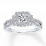 Diamond Engagement Ring 1 ct tw Round-cut 14K White Gold