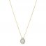 Le Vian Opal & Diamond Necklace 1/8 ct tw 14K Honey Gold 18"