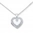 Heart Locket Necklace Sterling Silver