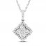 Neil Lane Diamond Necklace 5/8 ct tw 14K White Gold 19"