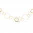 Circle Chain Necklace 14K Yellow Gold 24" Length