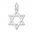 Star of David Charm Sterling Silver